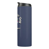 がんに対する勝利。世界癌の日。 タンブラー (回転右)