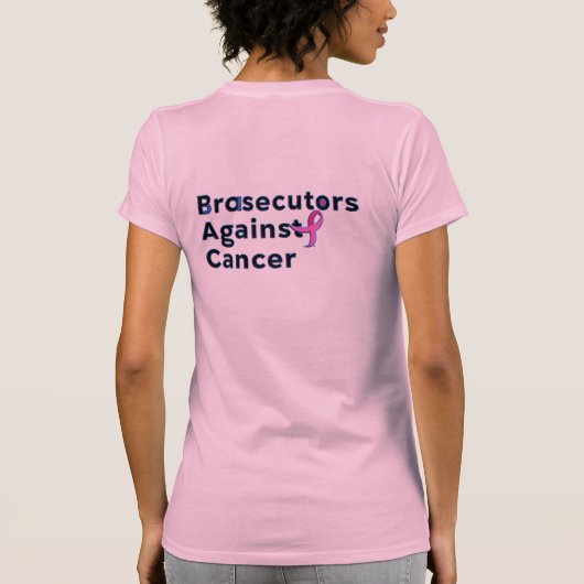 がんに対する執事 – 女性のシャツ Tシャツ (裏面)