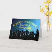 がんに打ち勝てたことおめでとう カード (黄色い花)