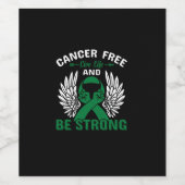 がんのない生活と強い生活 ワインラベル (シングルラベル)