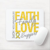 がんのインスパイアスローガン小児がん マウスパッド (マウス)