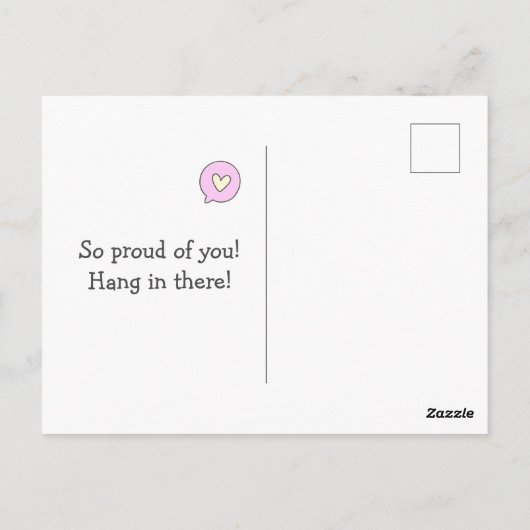 がんのロックスター!とっても自慢しちゃう!エール ポストカード (裏面)