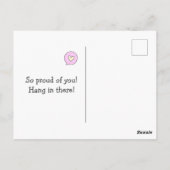 がんのロックスター！とっても誇らしいよ！エール ポストカード (裏面)