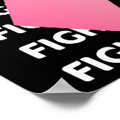 がんの利益と闘う ポスター (角)