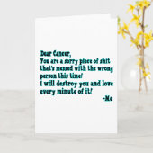 がんの手紙 カード (黄色い花)