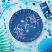 がんの深モダン夜 ペーパープレート (パーティー)