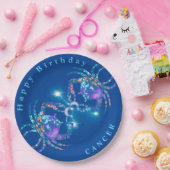 がんの深モダン夜 ペーパープレート (パーティー)