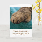 がんの考えおもしろい カード (黄色い花)