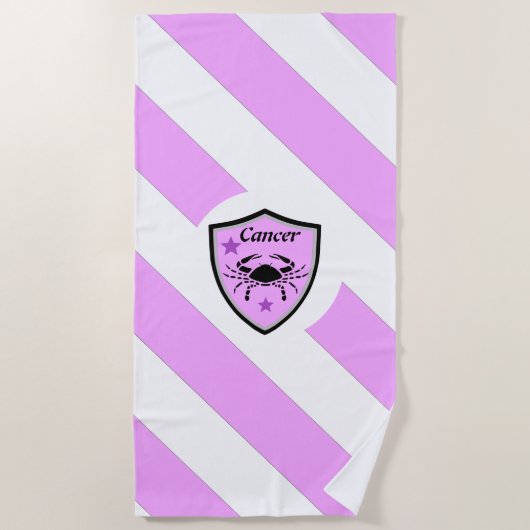 がんの記号    ビーチタオル (正面)