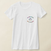 がんはっきりした回復患者のギフト Tシャツ (レイダウン)