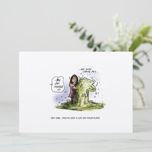 がんは散らかったがん漫画おもしろいのはがき (スタンド正面)