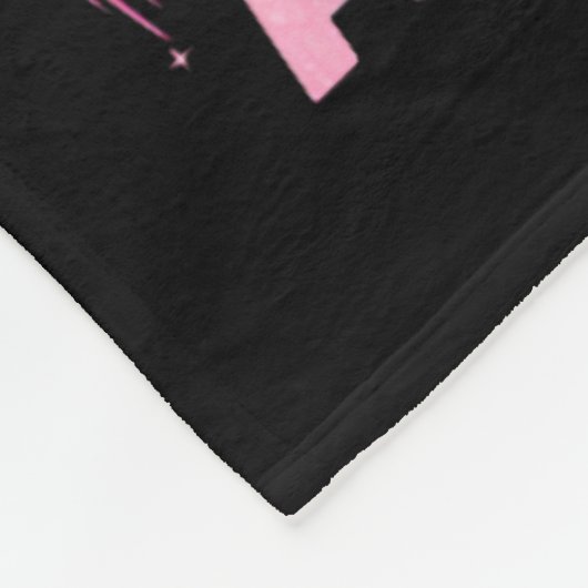 がんは私が乳がんを計画したことのない旅である フリースブランケット (角)