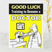 がんばって医者になるためのトレーニング カード (黄色い花)