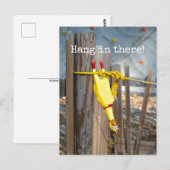 がんばれゴム製ニワトリ ポストカード (正面/裏面)