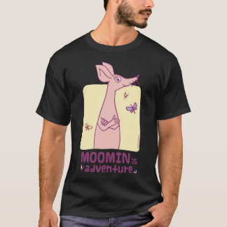 がんばれムーミントロール！ウィンターゲーム スポーツ Tシャツ