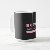 がんへの希望 コーヒーマグカップ (正面左)