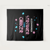  がんよりも強い | がんサバイバー背景 タペストリー (正面(横))