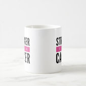 がんよりも強い コーヒーマグカップ (中央)