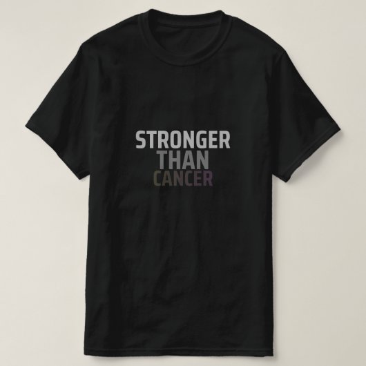 がんよりも強い - ボールドアウェアネス ウォリアー Tシャツ (デザイン正面)