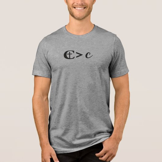がんよりキリスト トライブレンドＴシャツ (正面)