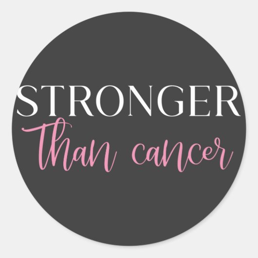 がんより強い ラウンドシール (正面)