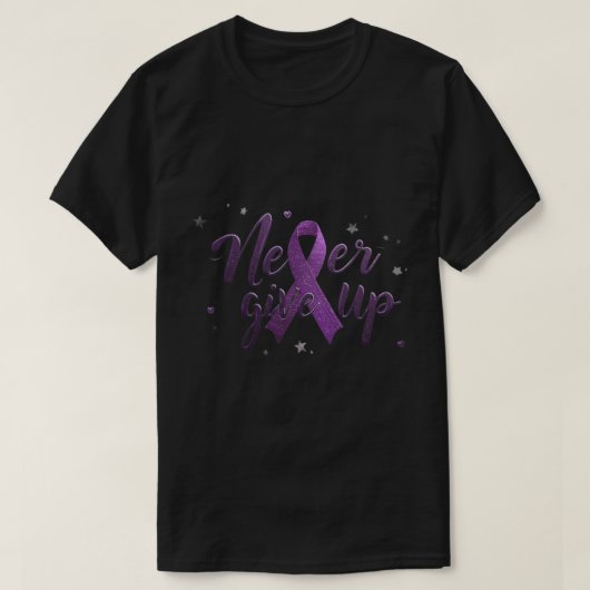 *がんより強い 励ましのTシャツ – 希望 Tシャツ (デザイン正面)