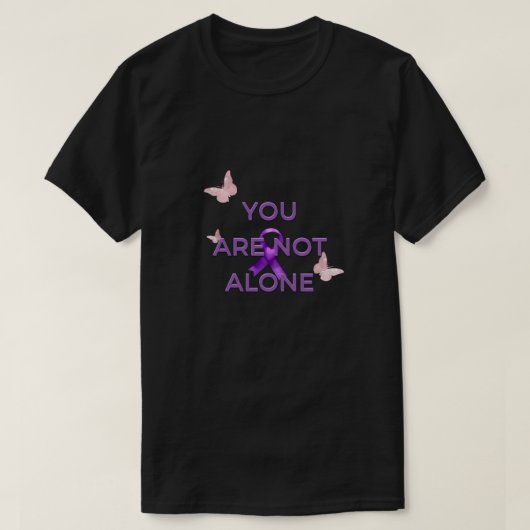 がんより強い 励ましのTシャツ – 希望  Tシャツ (デザイン正面)