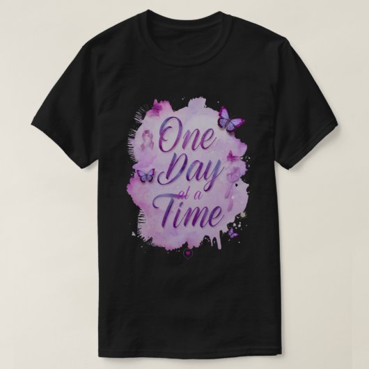 がんより強い　励ましのTシャツ – 希望 Tシャツ (デザイン正面)