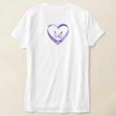 がんより強い 希望のTシャツ Tシャツ (レイダウン裏面)