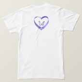がんより強い 希望のTシャツ Tシャツ (デザイン裏面)