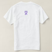 *がんより強く インスピレーションTシャツ – 希望 Tシャツ (デザイン裏面)
