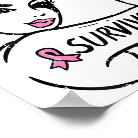 がんを克服したロージー・リベッターのピンク認識度女性 ポスター (角)