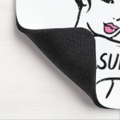 がんを克服したロージー・リベッターのピンク認識度女性 マウスパッド (コーナー)