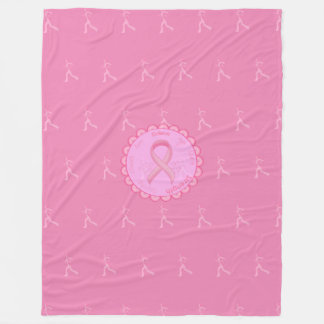 がんを克服した人 フリースブランケット