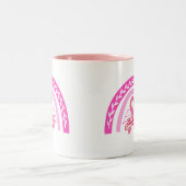 がんを克服した者に対する贈与 ツートーンマグカップ (中央)