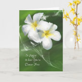 がんを克服した者のためのカード カード (黄色い花)