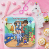 がんを克服した記念日のパーティープレート ペーパープレート (パーティー)