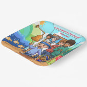 がんを克服した記念日のパーティープレート ペーパープレート (傾斜あり)