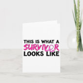 がんを克服した認識度の衣服 カード (正面)