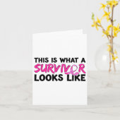 がんを克服した認識度の衣服 カード (黄色い花)