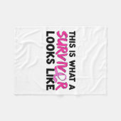 がんを克服した認識度の衣服 フリースブランケット (正面(横))