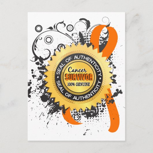 がんを克服した23腎がん ポストカード (正面)