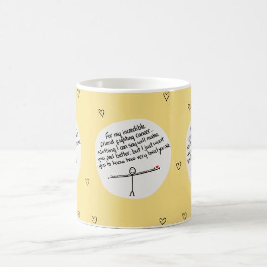 がんを経験している友人 コーヒーマグカップ (中央)