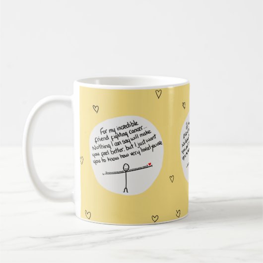 がんを経験している友人 コーヒーマグカップ (左)