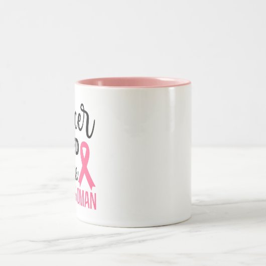 がんを選んだのは間違った女性 強い反抗的な女性 ツートーンマグカップ (中央)