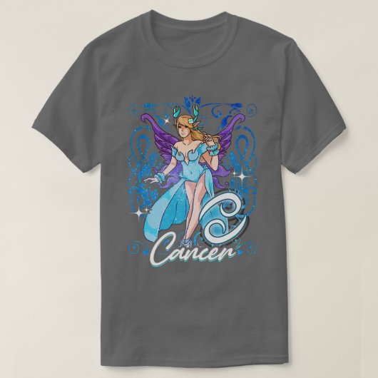 がんアニメ誕生日妖精ががん Tシャツ (デザイン正面)