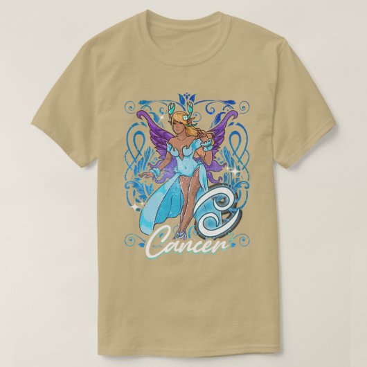 がんアニメ誕生日妖精がん黒G Tシャツ (デザイン正面)