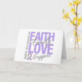 がんインスパイアの標語コラージュ総がん カード (黄色い花)