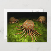 がんウイルスの顕微鏡的見解 ポストカード (正面/裏面)