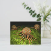 がんウイルスの顕微鏡的見解 ポストカード (スタンド正面)